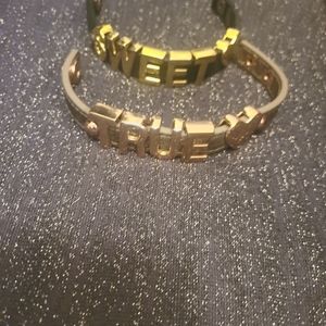 BCBG Generation Bracelets with snap buttons